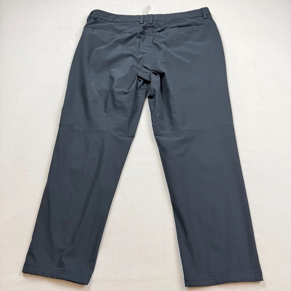 CRZ‎ YOGA Mens Golf Pants 36W Gray Technical Stretch Trousers Lightweight 1699